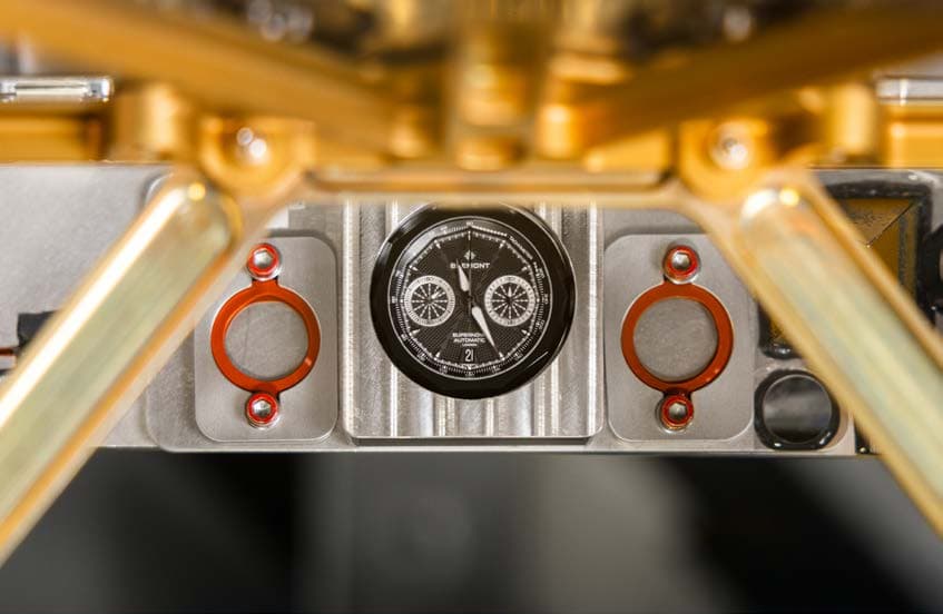 Integrating a British watch into a lunar mission