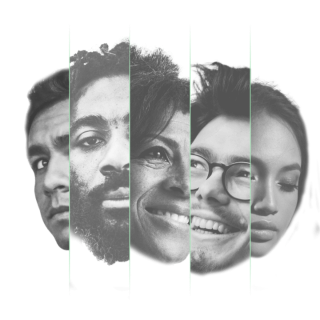 Group Of Humans, Healthspan Image, Section Graphic for Interdisciplinary Project Tribe